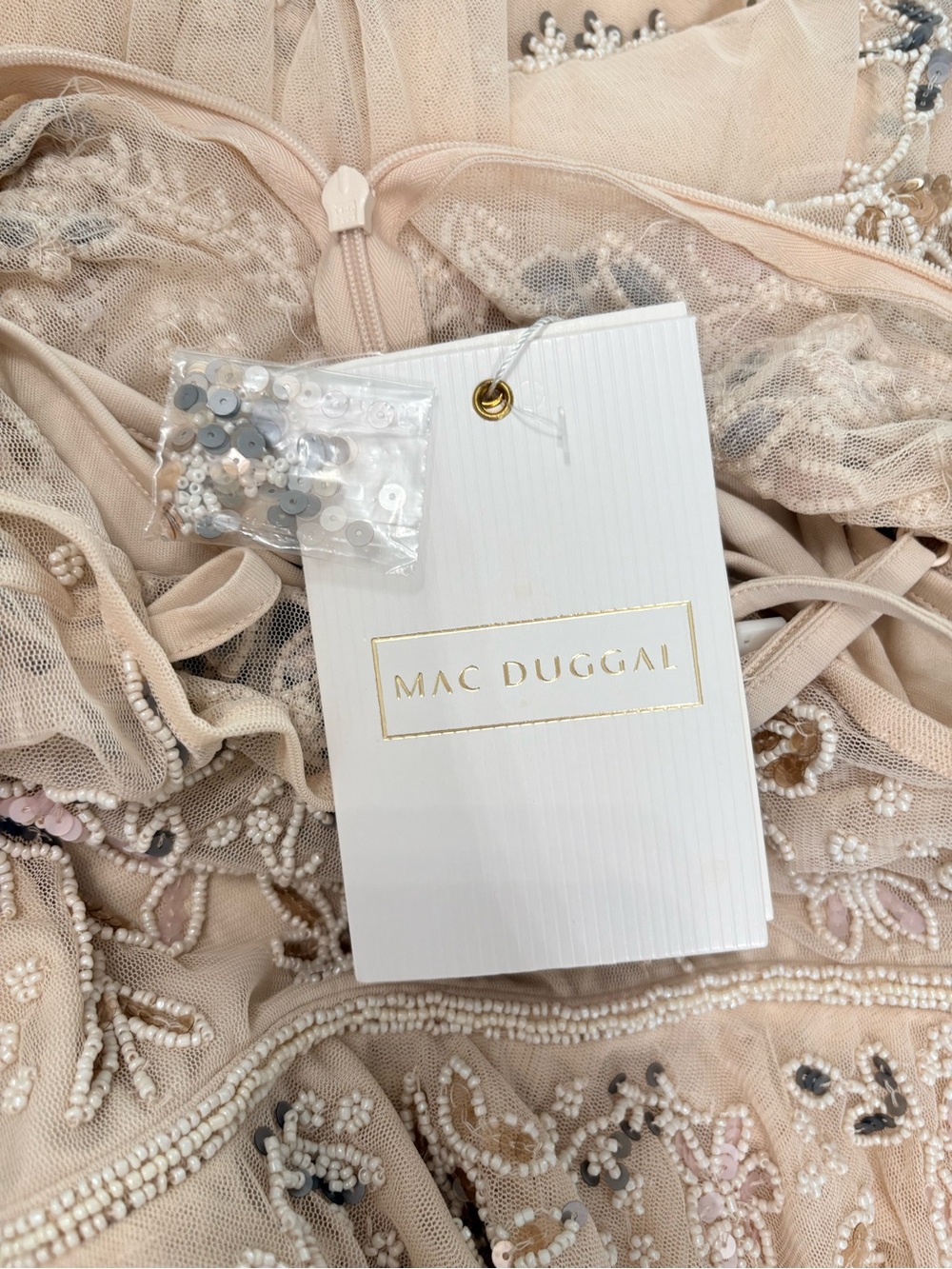 BHLDN x Mac Duggal Evonna Dress Gown US 6 / UK 10 NWT - Picture 7 of 7